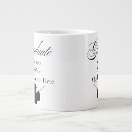 Personalised Graduation Name, Custom Gift for her Jumbo-Tasse