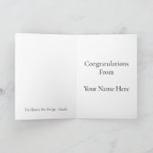 Personalised Graduation Name, Custom Gift for her Karte (Innenseite)