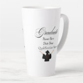 Personalised Graduation Name, Custom Gift for her Milchtasse (Rechte Ecke)