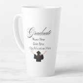 Personalised Graduation Name, Custom Gift for her Milchtasse (Linke Ecke)