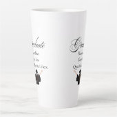Personalised Graduation Name, Custom Gift for her Milchtasse (Vorderseite)