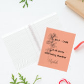 Personalised Gratitude Journal - Self Care Notizblock