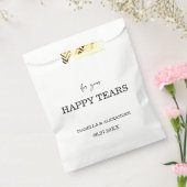 Personalised Happy Tears Wedding Confetti Favours Geschenktütchen (Versiegelt)
