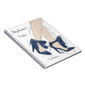 Personalised High heel shoes fashion Notizblock (Rechte Seite)