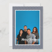 Personalised Holiday Keepsake Card Year in Review Einladung (Rückseite)