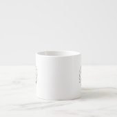 Personalised Initial Mug – Custom Letter Coffee Espressotasse (Vorderseite)