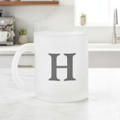 Personalised Initial Mug – Custom Letter Coffee  Mattglastasse