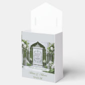 Personalised Islamic Wedding Favor Box  Geschenkschachtel (Geöffnet)