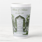 Personalised Islamic Wedding Milchtasse (Vorderseite)