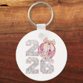 Personalised Keychain-Happy New Year 2026 Schlüsselanhänger (Vorderseite)