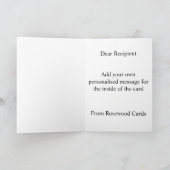 Personalised Kids’ Christmas Card | Cute Festive D Karte (Innenseite)