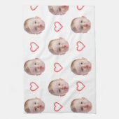 Personalised Kitchen Decor Any Face Family Friends Geschirrtuch (Vertikal)