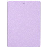 Personalised Lilac Blossom Clipboard Klemmbrett (Rückseite)