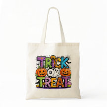 Personalised Little Witch Trick or Treat Tote 