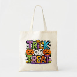 Personalised Little Witch Trick or Treat Tote  Tragetasche
