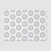 Personalised Logo for Branded Gift Weddings, Birth Seidenpapier (Vorderseite)