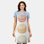 Personalised Macaron Apron – Sweet Kitchen Style Schürze (Getragen)