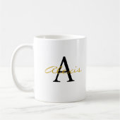 Personalised Mug | Initial and Name Mug | Custom  Kaffeetasse (Links)