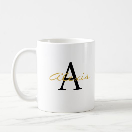 Personalised Mug | Initial and Name Mug | Custom  Kaffeetasse (Links)