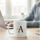 Personalised Mug | Initial and Name Mug | Custom  Kaffeetasse