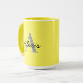 Personalised Mug | Initial and Name Mug | Custom Tasse (Vorderseite Links)