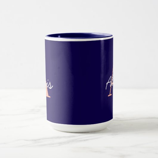 Personalised Mug | Initial and Name Mug | Custom Tasse (Zentrum)