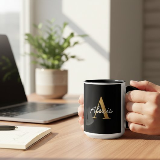 Personalised Mug | Initial and Name Mug | Custom  Tasse