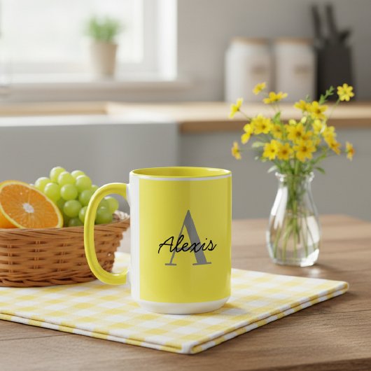 Personalised Mug | Initial and Name Mug | Custom Tasse