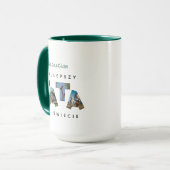 Personalised NAJLEPSZY TATA NA ŚWIECIE Große Tasse (Vorderseite Links)