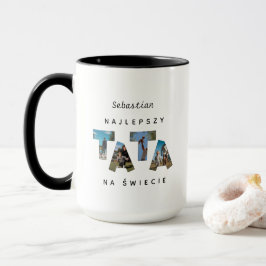 Personalised NAJLEPSZY TATA NA ŚWIECIE Große Tasse