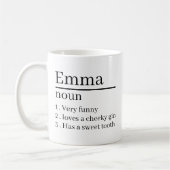 Personalised Name Definition Gifts Ideas Presents  Kaffeetasse (Links)