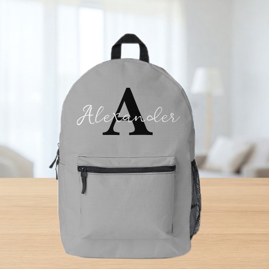 Personalised Name Initial Backpack Bedruckter Rucksack