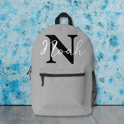 Personalised Name Initial Backpack for kids  Bedruckter Rucksack