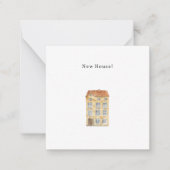 Personalised New House Announcement Card. Mitteilungskarte (Vorderseite)