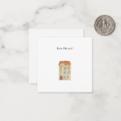 Personalised New House Announcement Card. Mitteilungskarte (Vorderseite/Rückseite Beispiel)