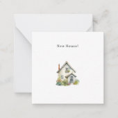 Personalised New House Announcement Card. Mitteilungskarte (Vorderseite)
