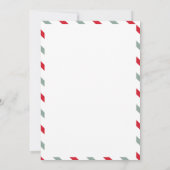 Personalised Official Letter to Santa North Pole Einladung (Rückseite)