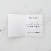 Personalised Penguin Christmas Card Karte (Innenseite)