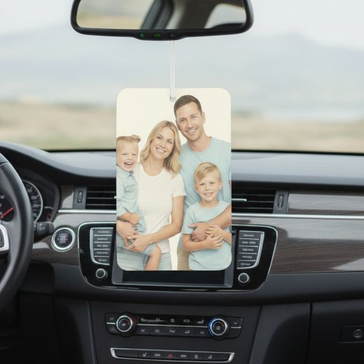 Personalised Photo Car Air Freshener – Double Side Autolufterfrischer