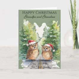 Personalised Photo Christmas Card for Grandparents Karte