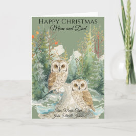Personalised Photo Christmas Card for Parents Karte