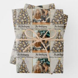Personalised Photo Christmas Wrapping Paper  Geschenkpapier Set