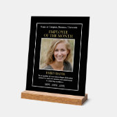 Personalised Photo - Employee Award Acrylschild (Winkel)