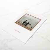Personalised Photo Foil Valentine's Day Card. Folieneinladung (Gedreht)