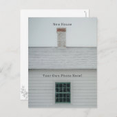 Personalised Photo Moving House New Home Card. Postkarte (Vorne/Hinten)