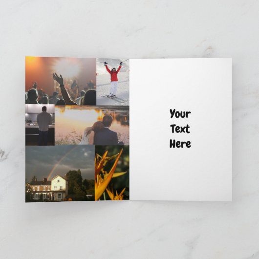 Personalised Photo Upload 30th Birthday Karte (Innenseite)