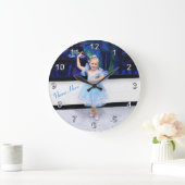 Personalised PHOTO Wall Clocks, Babies to Adults Große Wanduhr (Zuhause)