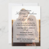 Personalised Photo Wedding Invitation Einladung (Vorderseite)