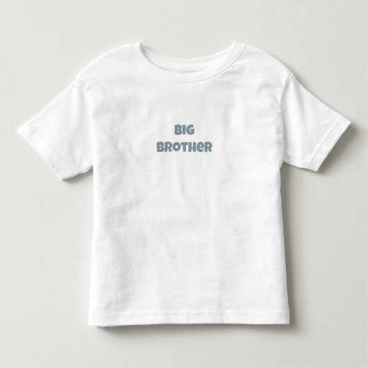 Personalised Pregnancy Announcement Big Brother. Kleinkind T-shirt (Vorderseite)
