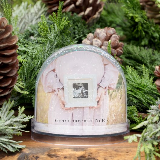 Personalised Pregnancy Announcement Snow Globe. Schneekugeln (Winter)